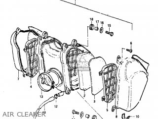 AIR CLEANER - PE175 1984 (E) USA (E03)