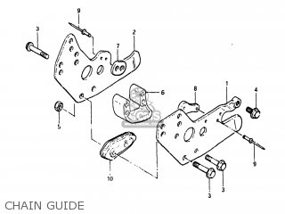 CHAIN GUIDE - PE175 1984 (E) USA (E03)