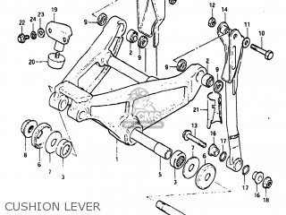 CUSHION LEVER - PE175 1984 (E) USA (E03)