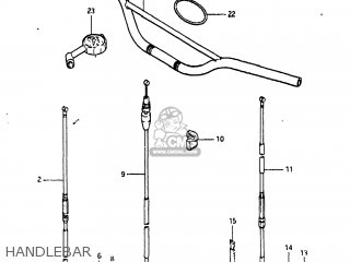 HANDLEBAR - PE175 1984 (E) USA (E03)