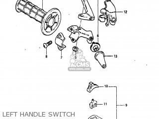 LEFT HANDLE SWITCH - PE175 1984 (E) USA (E03)
