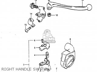 RIGHT HANDLE SWITCH - PE175 1984 (E) USA (E03)