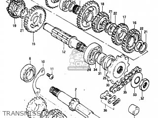 TRANSMISSION - PE175 1984 (E) USA (E03)