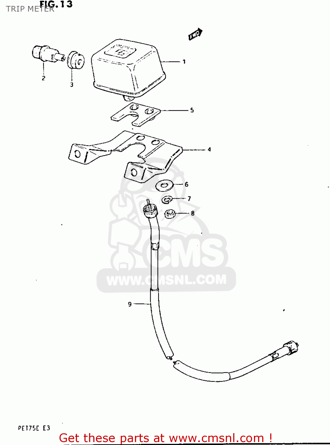TRIP METER PE175 1984 (E)