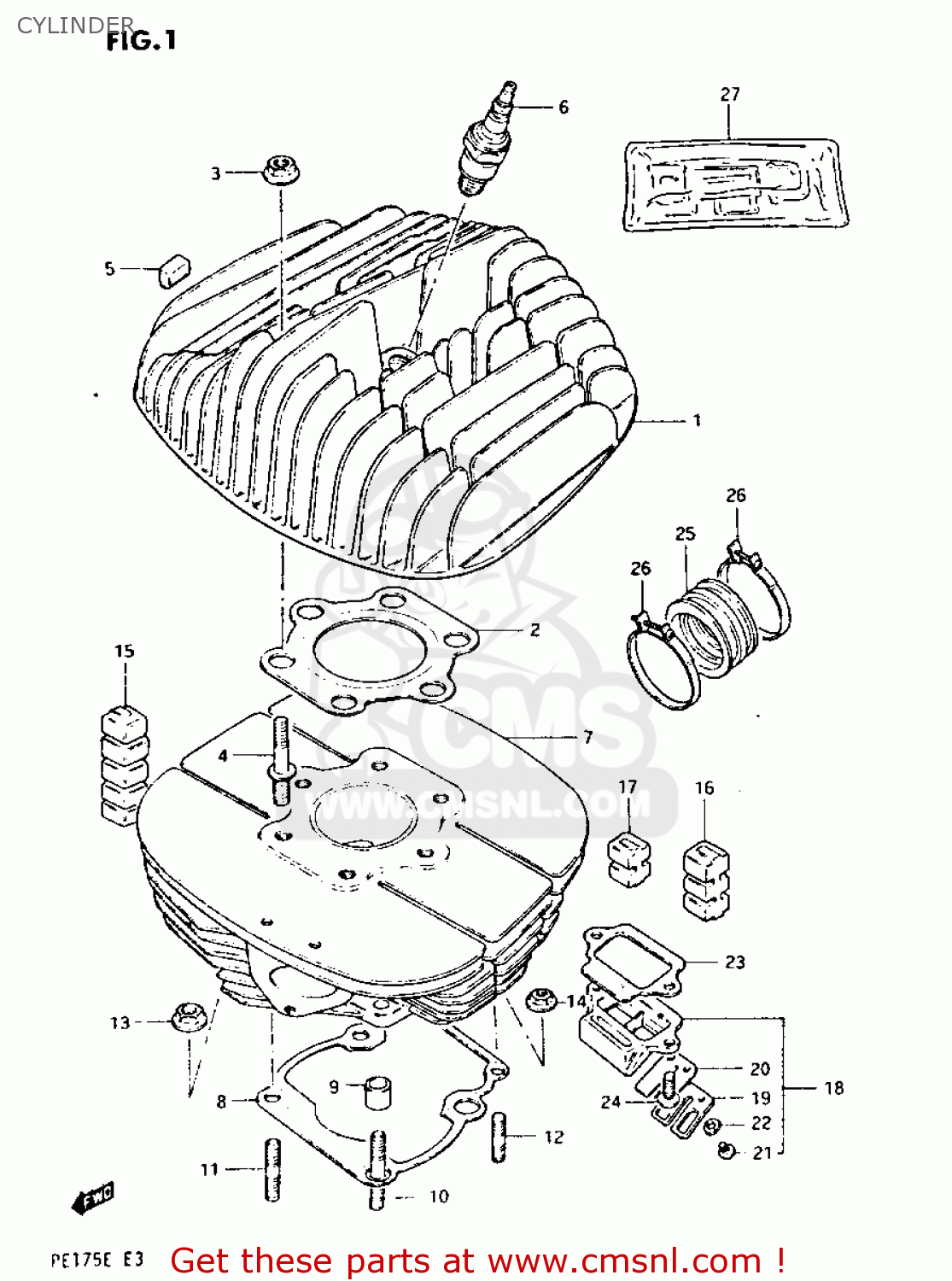 CYLINDER PE175 1984 (E)