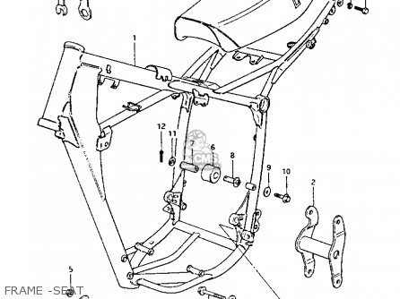 FRAME -SEAT - PE175 1984 (E)