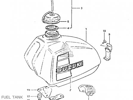 FUEL TANK - PE175 1984 (E)