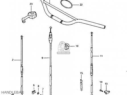 HANDLEBAR - PE175 1984 (E)