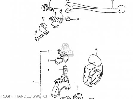 RIGHT HANDLE SWITCH - PE175 1984 (E)