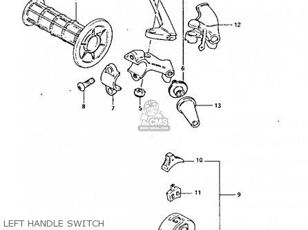 LEFT HANDLE SWITCH - PE175 1984 (E)
