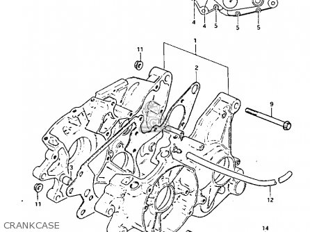CRANKCASE - PE175 1984 (E)