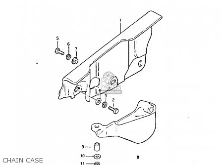 CHAIN CASE - PE175 1984 (E)