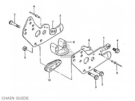 CHAIN GUIDE - PE175 1984 (E)