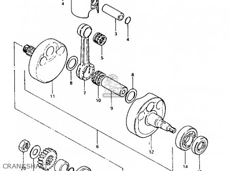 CRANKSHAFT - PE175 1984 (E)