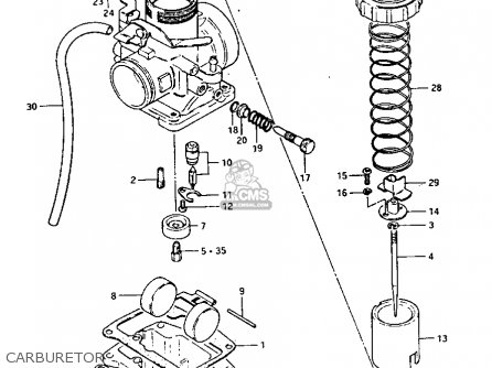 CARBURETOR - PE175 1984 (E)