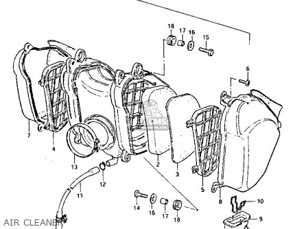 AIR CLEANER - PE175 1984 (E)