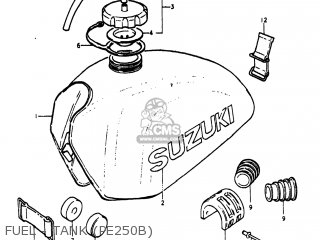 FUEL - TANK (PE250B) - PE250 1977 (B) USA (E03)