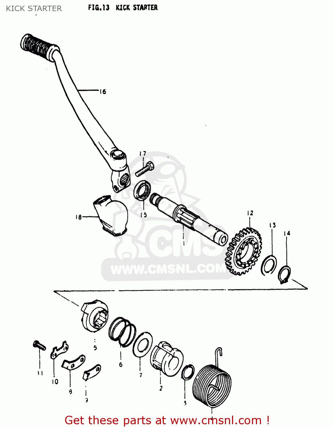 KICK STARTER PE250 1978 (C) USA (E03)