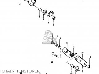 CHAIN TENSIONER - PE250 1978 (C) USA (E03)