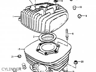 CYLINDER - PE250 1978 (C) USA (E03)