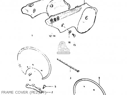 FRAME COVER (PE250T) - PE250 1980 (T) (E01 E02 E04 E15 E21 E24)