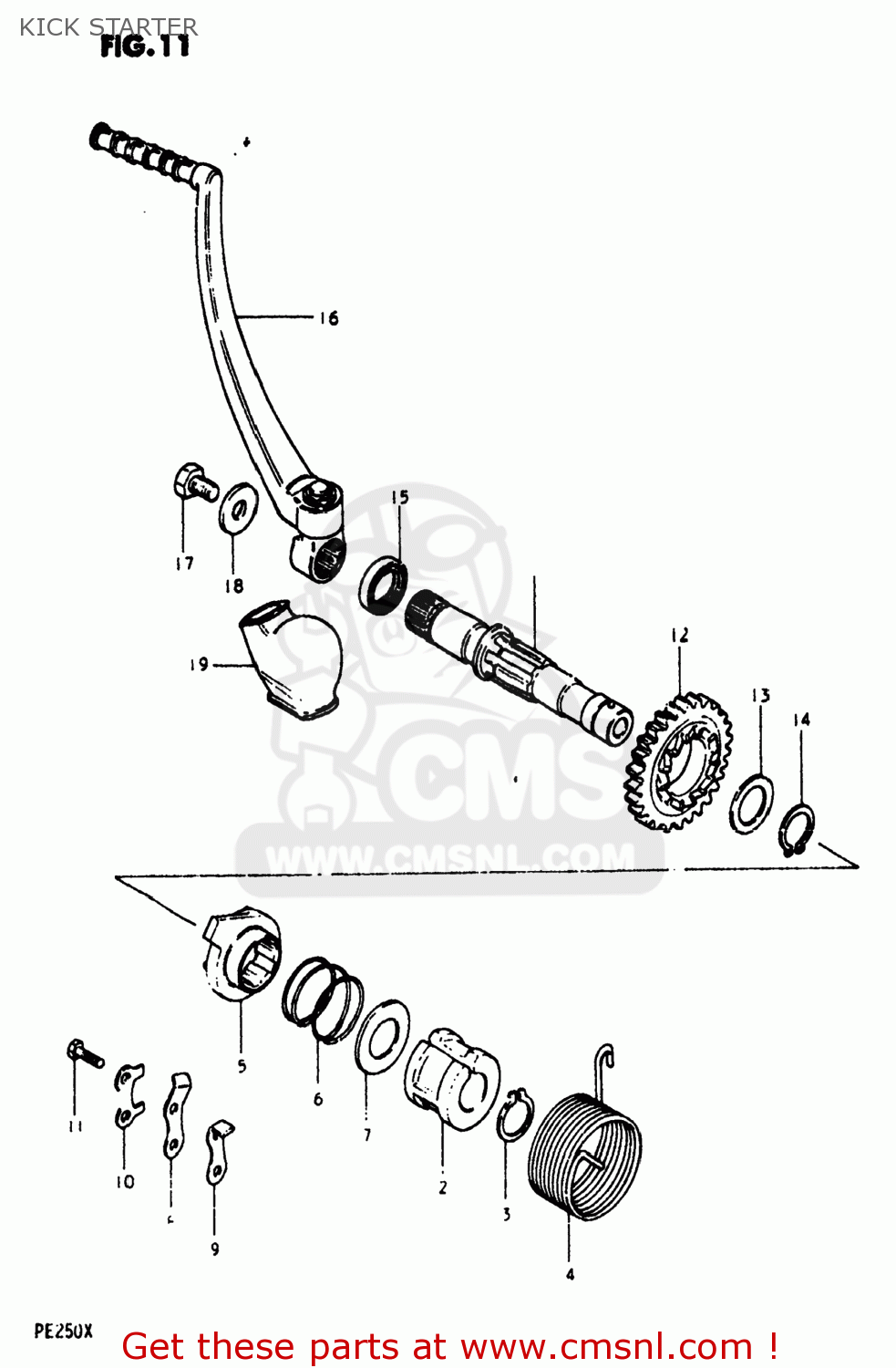KICK STARTER PE250 1980 (T) USA (E03)
