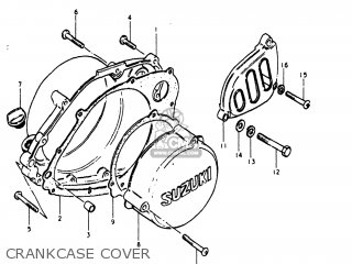 CRANKCASE COVER - PE250 1980 (T) USA (E03)
