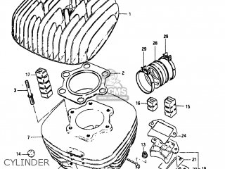 CYLINDER - PE250 1980 (T) USA (E03)