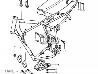 FRAME - SEAT - PE250 1980 (T) USA (E03)