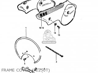FRAME COVER (PE250T) - PE250 1980 (T) USA (E03)