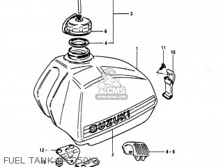 FUEL TANK (PE250X) - PE250 1980 (T) USA (E03)