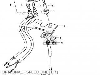 OPTIONAL (SPEEDOMETER) - PE250 1980 (T) USA (E03)
