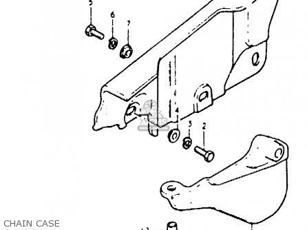 CHAIN CASE - PE250 1981 (X) (E01 E02 E04 E15 E21 E24)