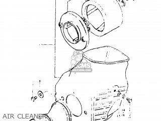 AIR CLEANER - PE250 1981 (X) USA (E03)