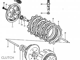 CLUTCH - PE250 1981 (X) USA (E03)