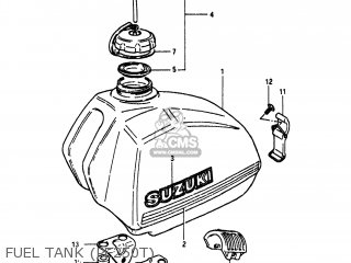 FUEL TANK (PE250T) - PE250 1981 (X) USA (E03)