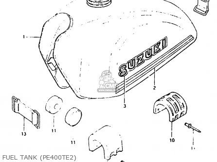 FUEL TANK (PE400TE2) - PE400 1980 (T) (E01 E02 E15 E24)