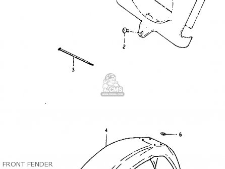 FRONT FENDER - PE400 1980 (T) (E01 E02 E15 E24)