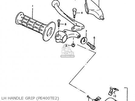 LH HANDLE GRIP (PE400TE2) - PE400 1980 (T) (E01 E02 E15 E24)