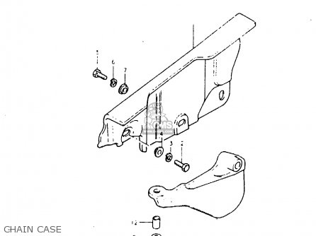 CHAIN CASE - PE400 1980 (T) (E01 E02 E15 E24)