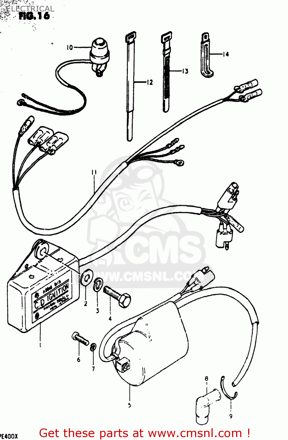 ELECTRICAL PE400 1980 (T) USA (E03)