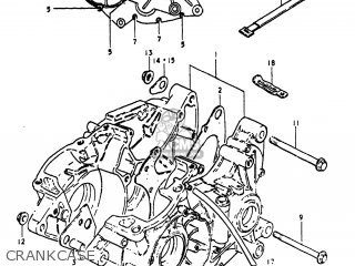 CRANKCASE - PE400 1980 (T) USA (E03)