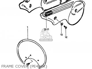 FRAME COVER (PE400X) - PE400 1980 (T) USA (E03)