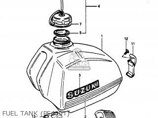FUEL TANK (PE400T) - PE400 1980 (T) USA (E03)
