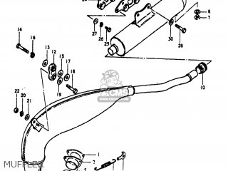 MUFFLER - PE400 1980 (T) USA (E03)