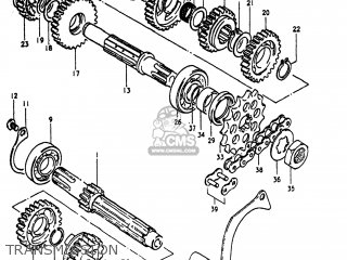 TRANSMISSION - PE400 1980 (T) USA (E03)