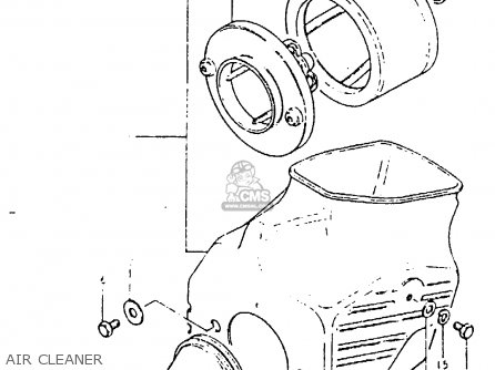 AIR CLEANER - PE400 1981 (X) (E01 E02 E06 E15 E24)