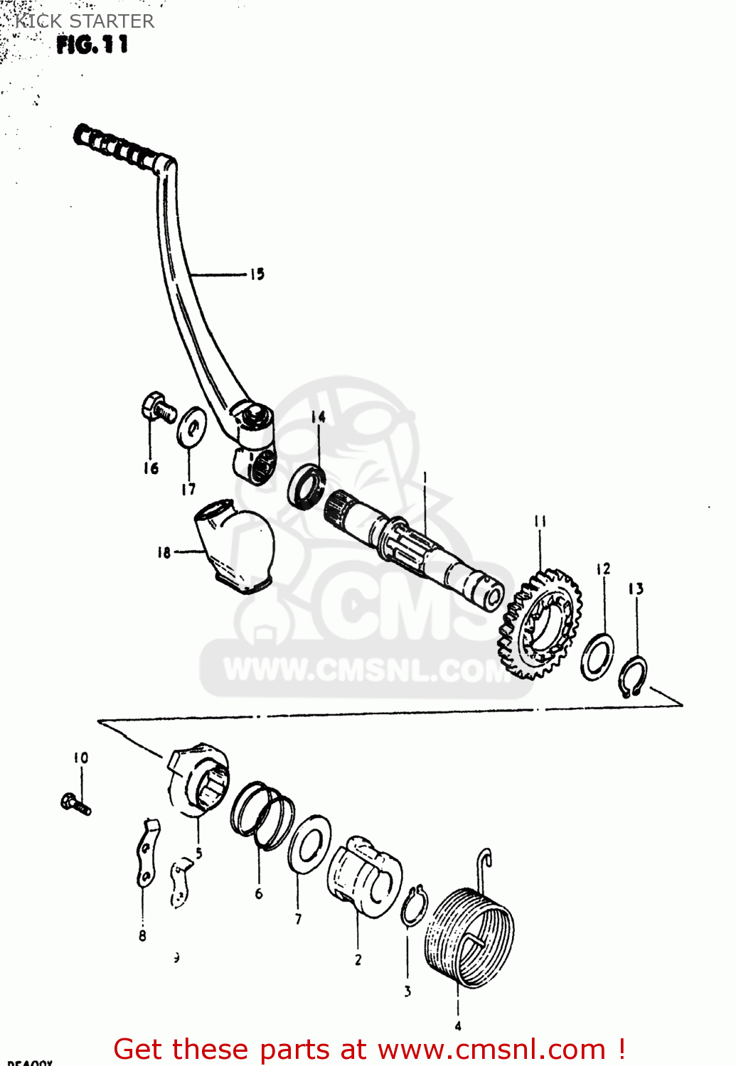 KICK STARTER PE400 1981 (X) USA (E03)