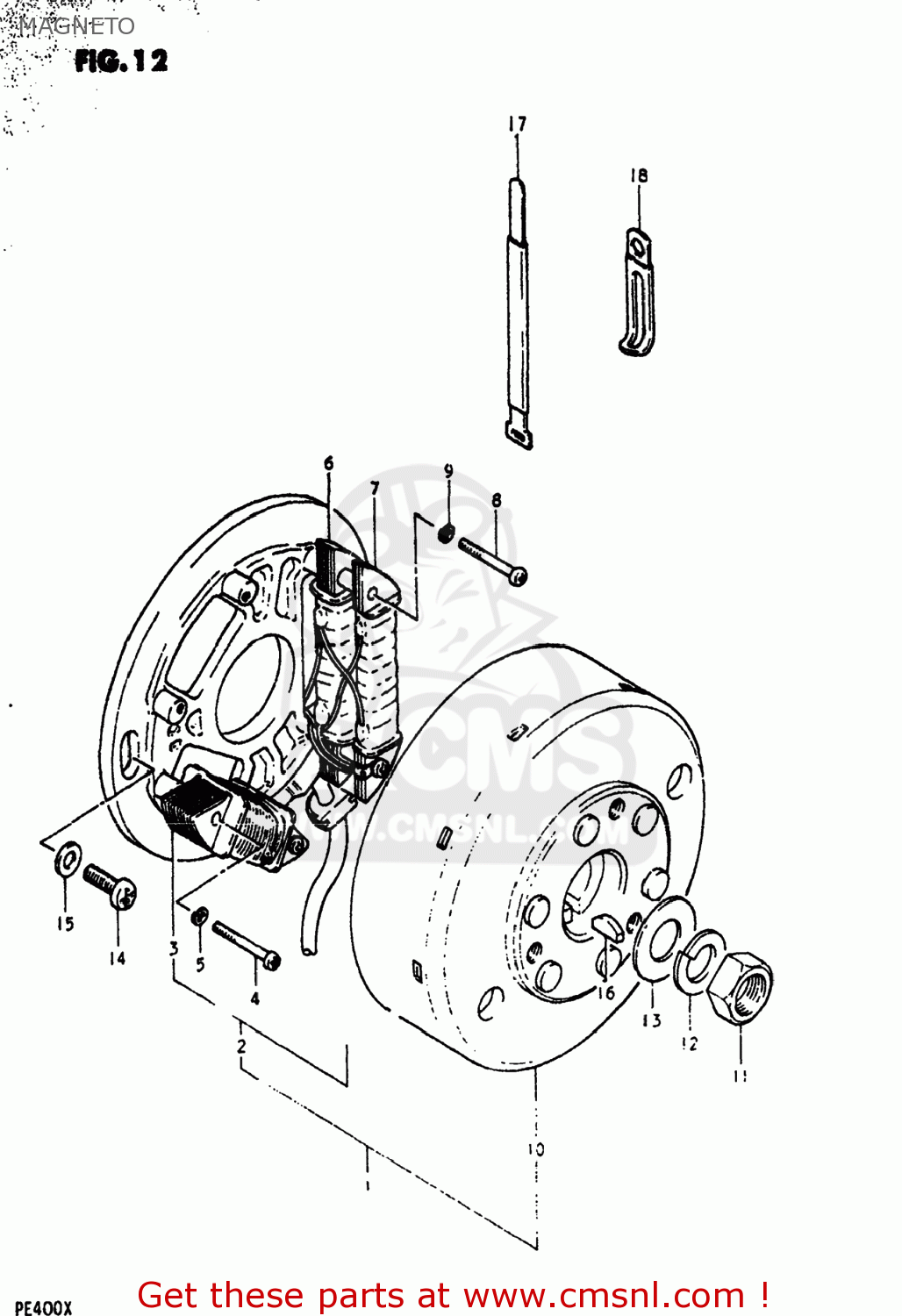 MAGNETO PE400 1981 (X) USA (E03)