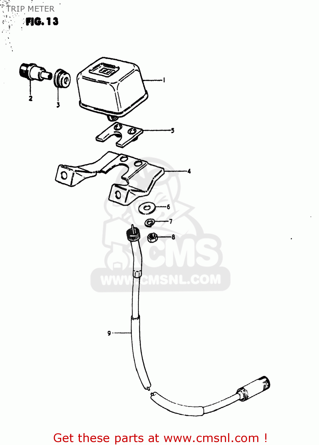 TRIP METER PE400 1981 (X) USA (E03)